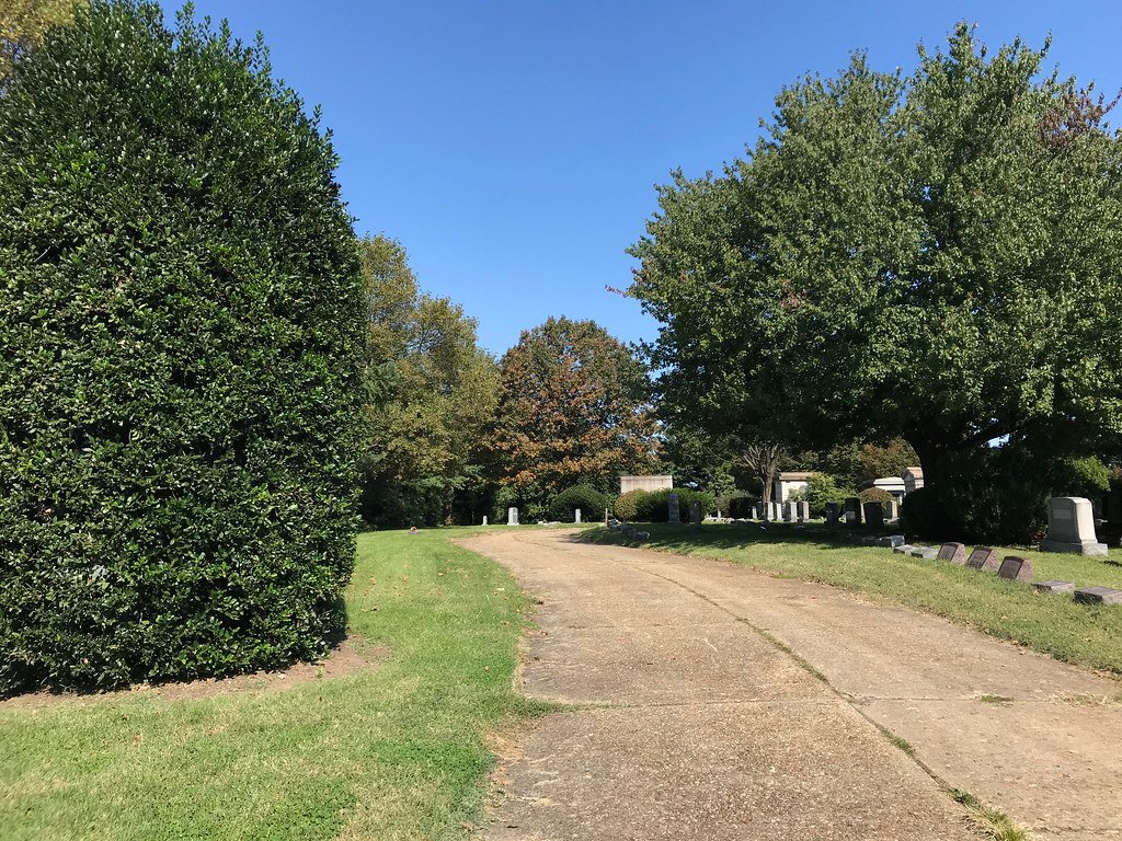 Memorial park pathway